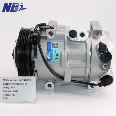 سعر جيد 977011R900 Auto Aircon 12V AC Compressor for Hyundai Accent for KIA RIO 5PK Car Compresor 97701C7000 97701-1R900 P30013-4111 الانترنت